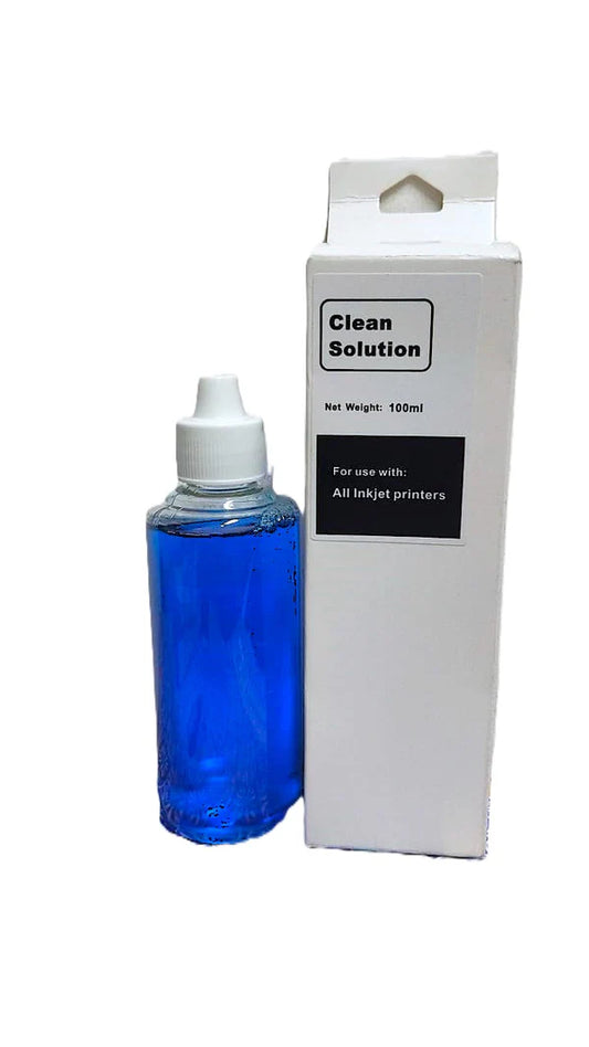 Head Cleaning Solution 100ML for All Inkjet Printer HP/Canon/EPSON/Brother Printers